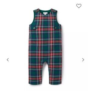 Janie and Jack Tartan Baby Overall